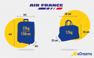 air france international carry on size