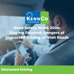 distracted driver on phone in ireland